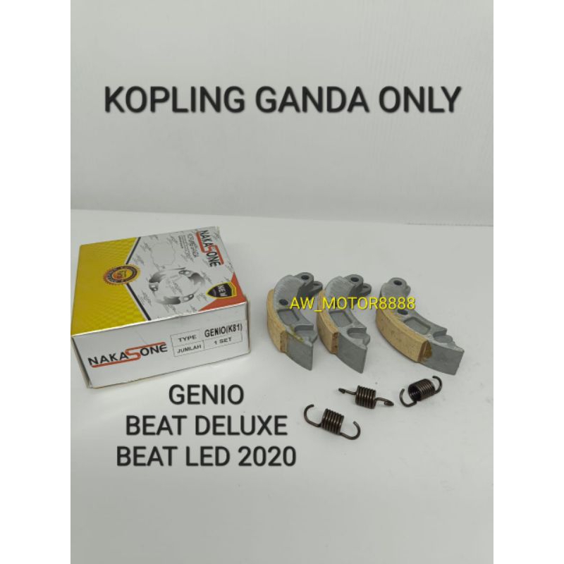 KOPLING GANDA ONLY GENIO / BEAT DELUXE / BEAT LED 2020 BATU SPORKET ARANG KAMPAS GANDA ARANG SPORKET