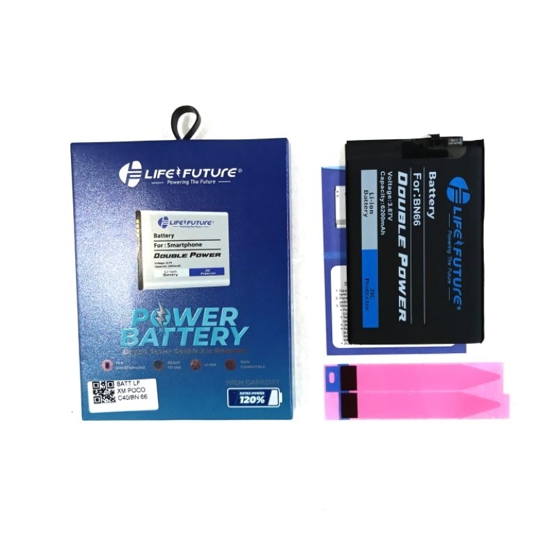 BATRE LF XIAOMI POCO C40/ BN66 DOUBLE POWER