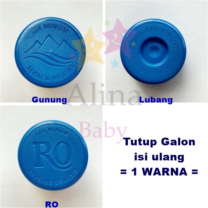 KODE C35E Tutup Galon Isi Ulang RO Gunung Lubang