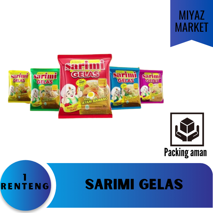 

❤MIYAZMARKET❤ Sarimi Gelas Sachet / Sarimi Gelas Renceng / Mie Sarimi Renceng