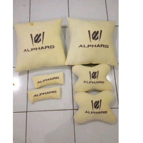 aksesoris interior carset mobil Alphard krem