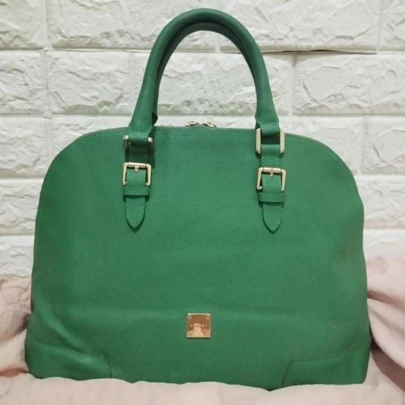 Tas Jinjing Wanita Sisley Alma Emerald Sling Bag Authentic