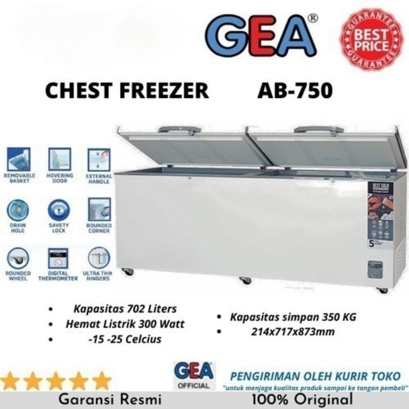 Freezer Box Gea 700 liter AB750R