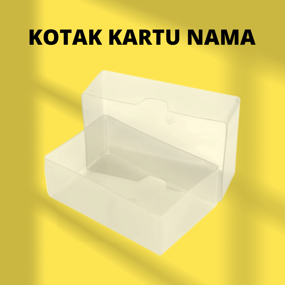 

Kotak Kartu Nama Plastik WARNA PUTIH