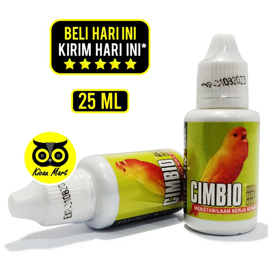 VITAMIN BURUNG KENARI CIMBIO HERBA TETES OBAT PENGGACOR KENARI HARIAN LOMBA OBAT ANTI LESU CMBSKN