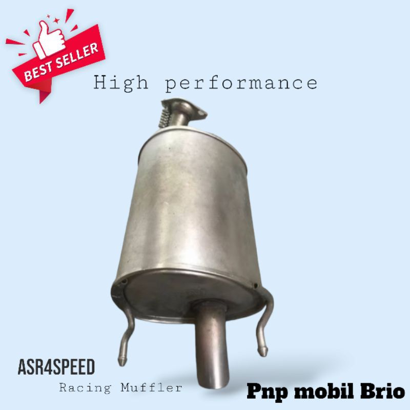 Tabung standar knalpot mobil Honda Brio Satya PNP tinggal pasang saja