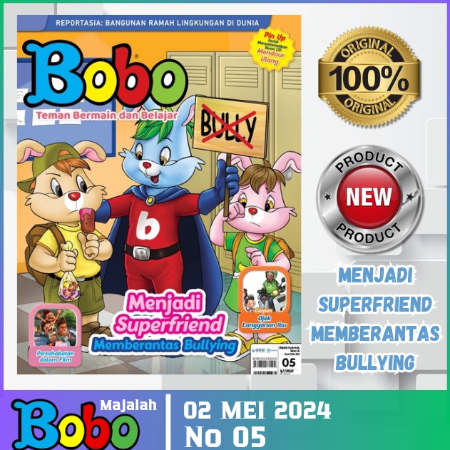 Suplier1st Majalah Anak Bobo Terbaru Edisi Mei 224