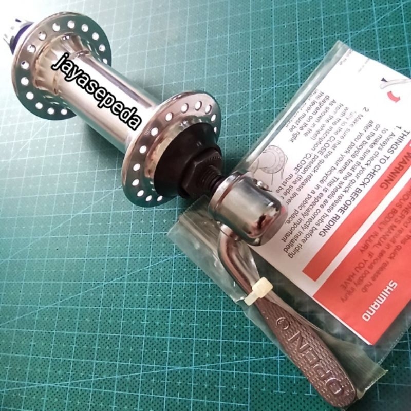 Hub Depan 36H Formula QR Shimano NOS Vintage Silver Chrome Alloy