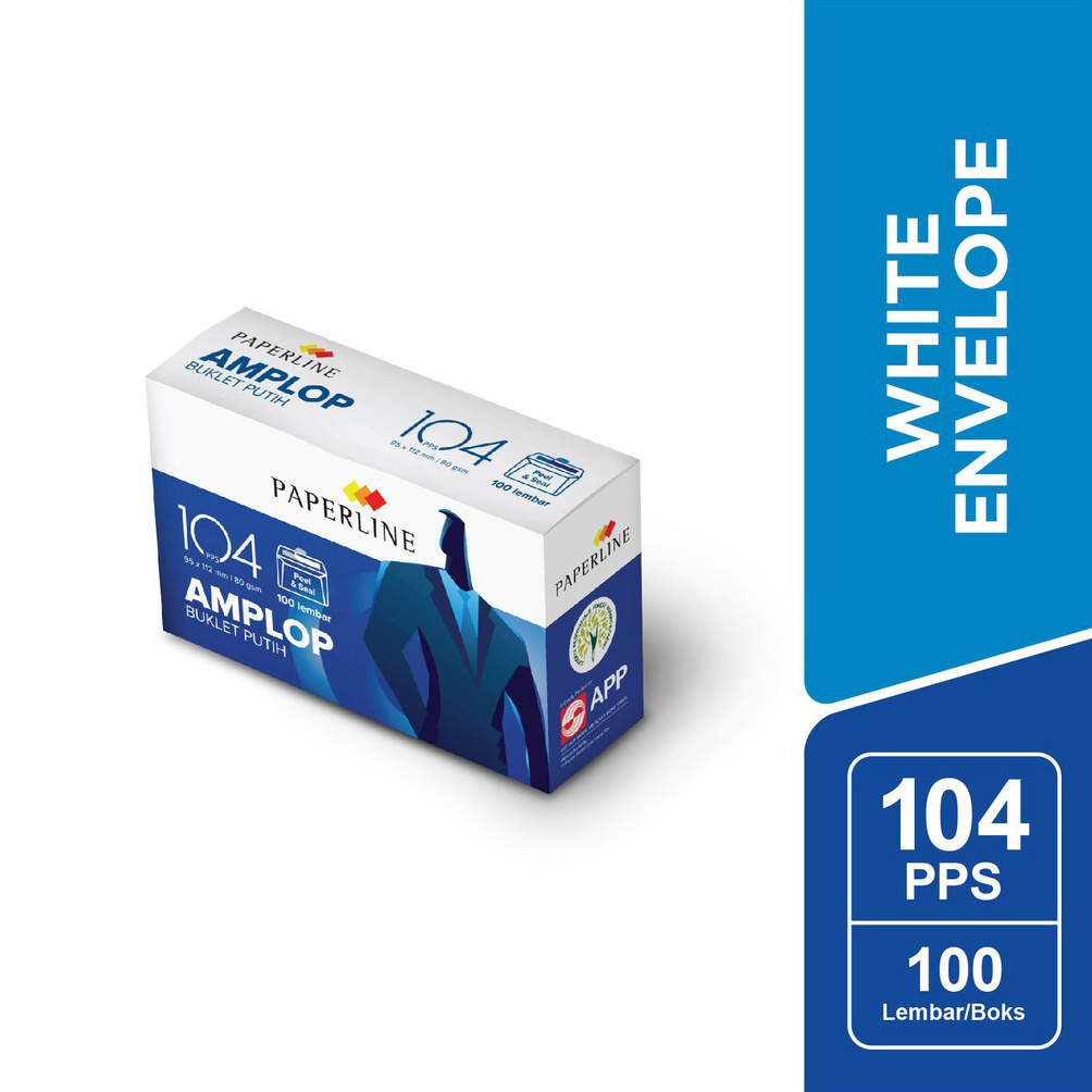 

Belanja disini Paperline Amplop 95 X 152mm 8gsm White PPL EV 14 PPS