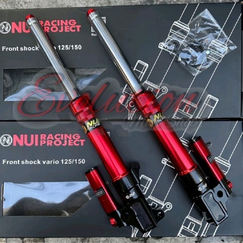 Shock depan VARIO150 - BEAT FI - SCOOPY - GENIO Shock depan NUI racing variasi matic beat vario pnp