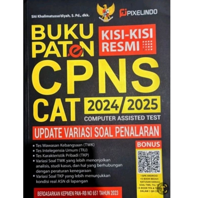 

New Product BUKU PATEN CPNS CAT 224225