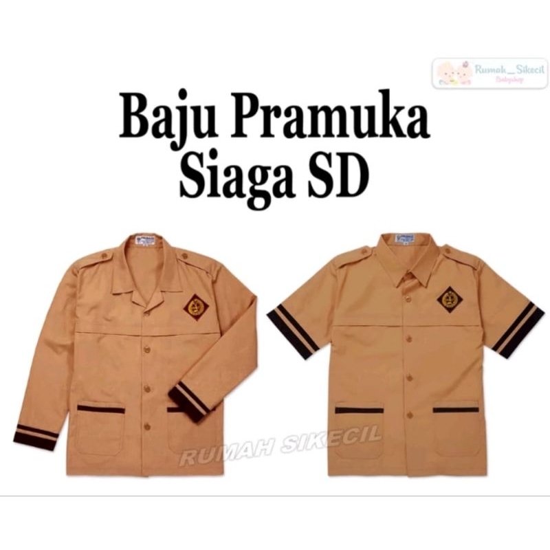 baju Pramuka siaga SD/mi baju seragam sekolah merk purnama seragam