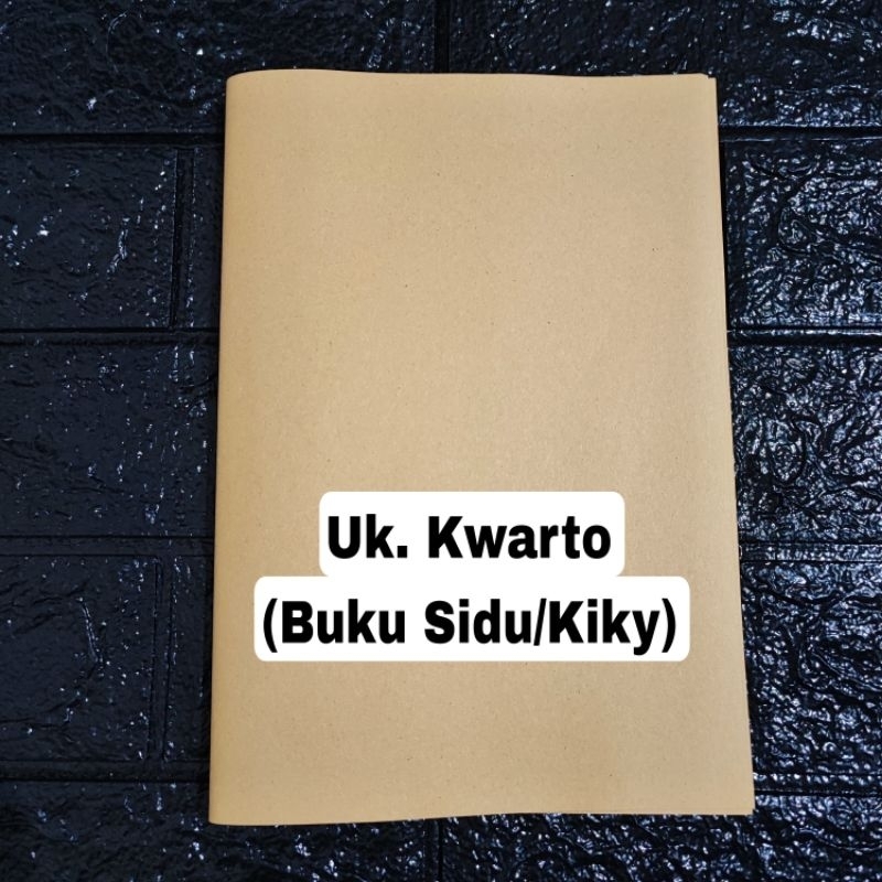 

Sampul Coklat Polos Kwarto / ukuran buku biasa (per pack)