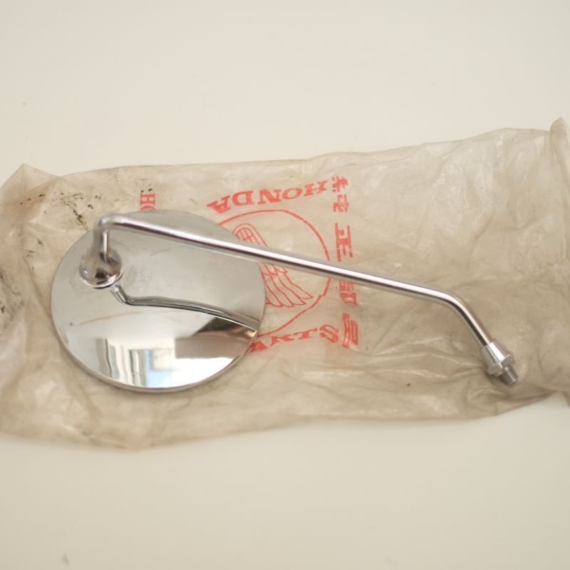 KACA SPION KANAN HONDA S90 S90Z BENLY S110 CB100 CB125 ORIGINAL NOS ORI BARU MINUS KARET MELELEH