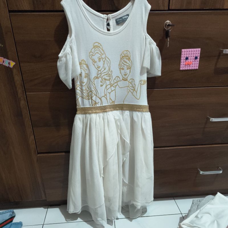 dress anak Disney princess Max Fashion