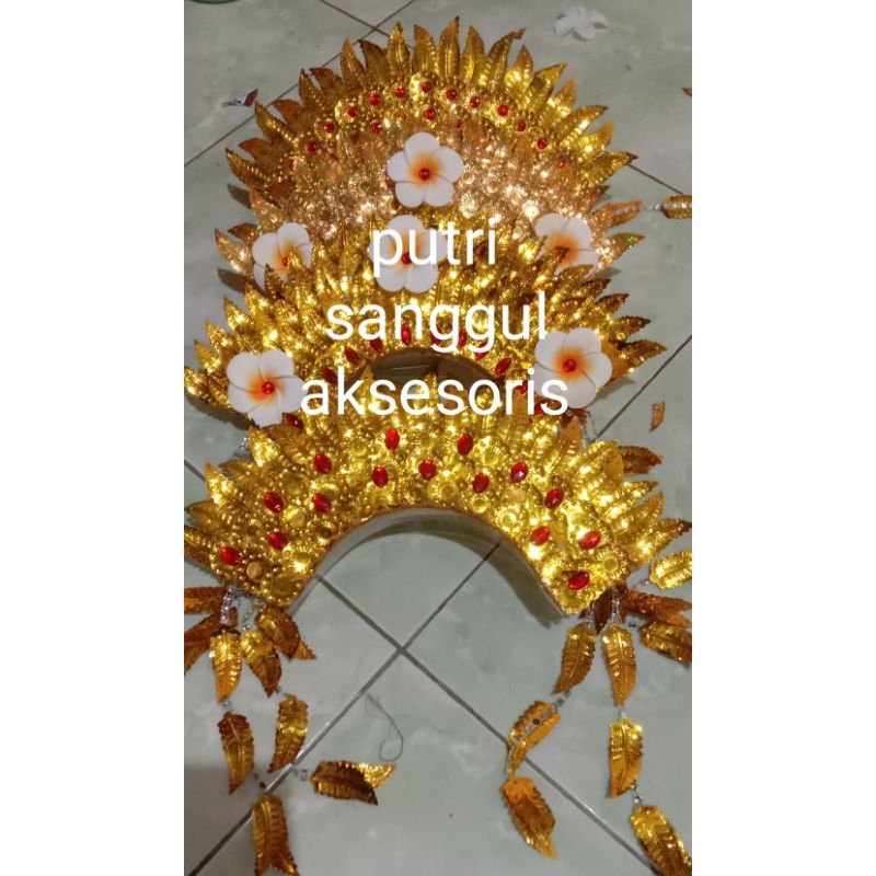 mahkota adat Bali/mahkota tari/mahkota adat padang/mahkota hijab/mahkota adat makasar/mahkota nusant