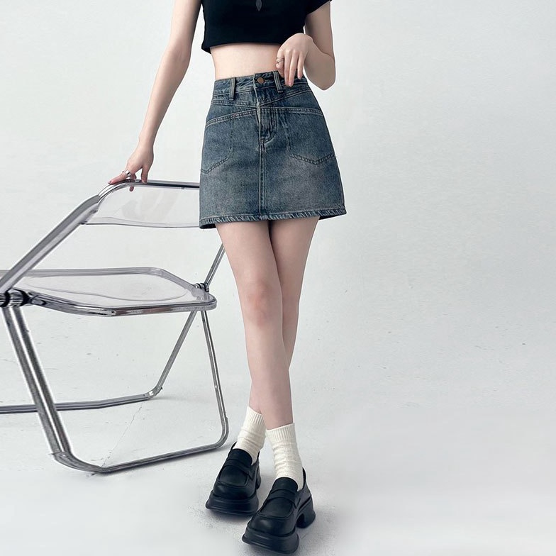 KODE E17U Celana Rok Wanita Pendek Jeans Premium Quality