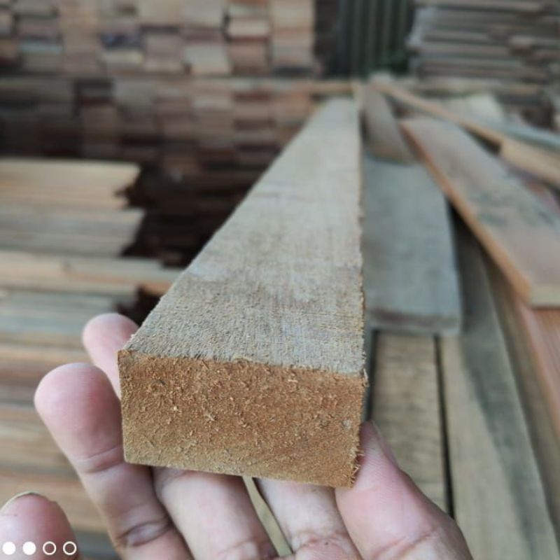 Balok kayu sengon ukuran 200 × 5 × 3 kayu sengon cemped/usuk/reng untuk bangunan dan kerjinan varian