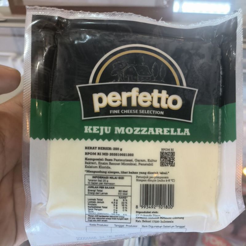 

Perfetto Keju Mozzarella 250gr