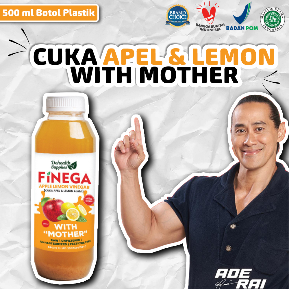 

Vinega Cuka Apel Lemon 500 Ml Dehealth Supplies Diet Vinegar Halal Asli Finega Lemoen Original Alami