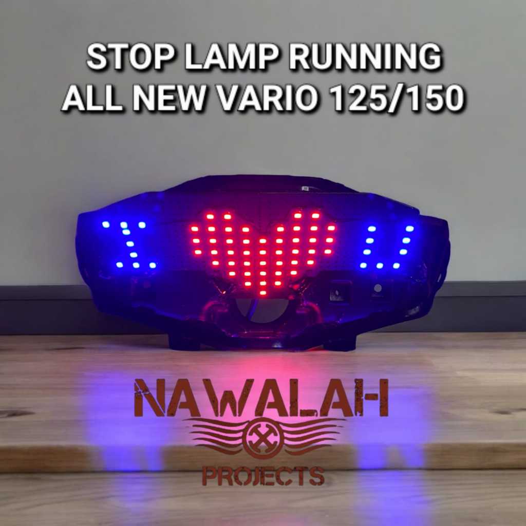 STOPLAMP RUNNING VARIO 125 NEW / 150 NEW 2018-2023 MODEL I LOVE U