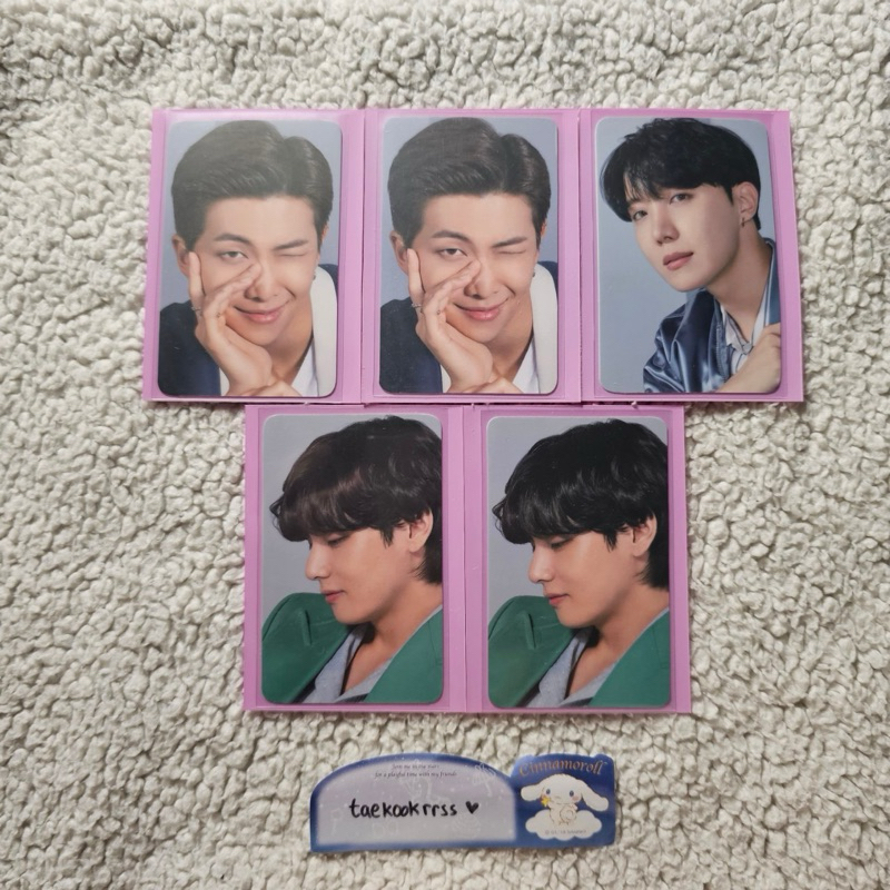 BTS x Samsung Photocard RM Hobi V (PC Samsung Note 20 RM Hobi V) (BTS Samsung Galaxy S20 Photocard) 