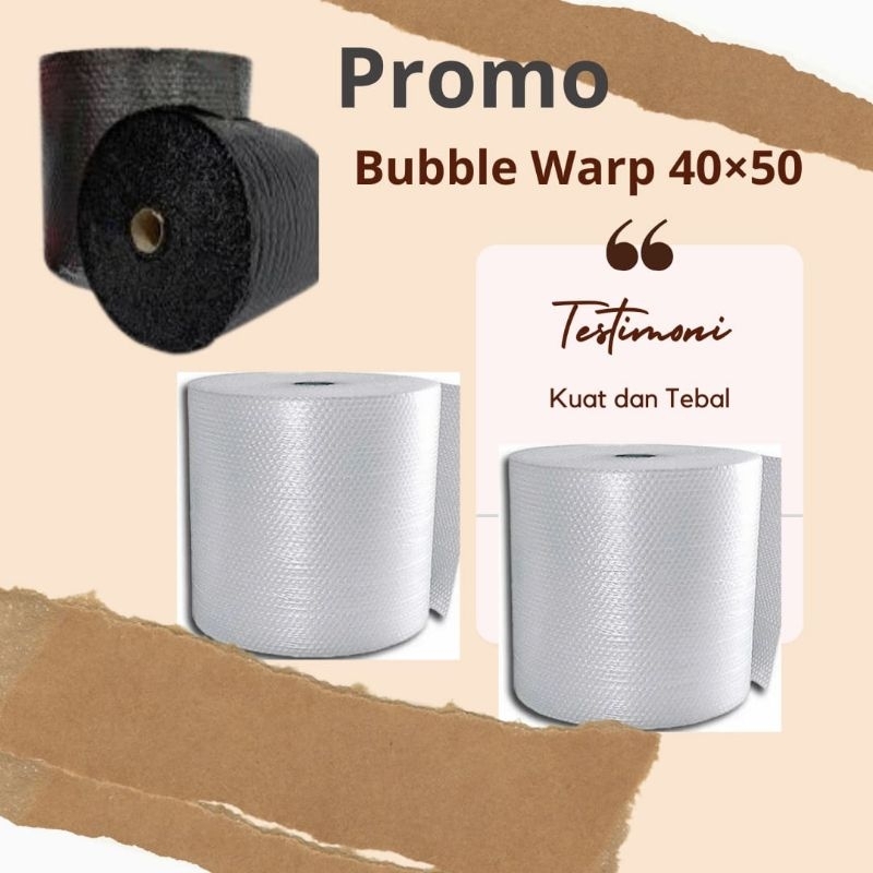 

BUBBLE WRAP PLASTIK PACKING Tebal 125×50