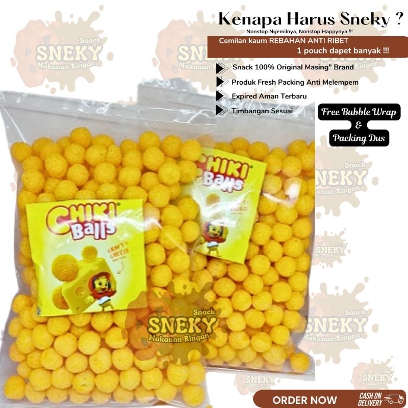 

Chiki Balls Ayam Keju Coklat/Chiki Ball Snack Kiloan