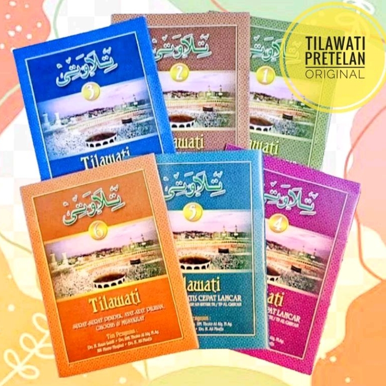 TILAWATI JILID 1 SAMPAI 6 PRETELAN