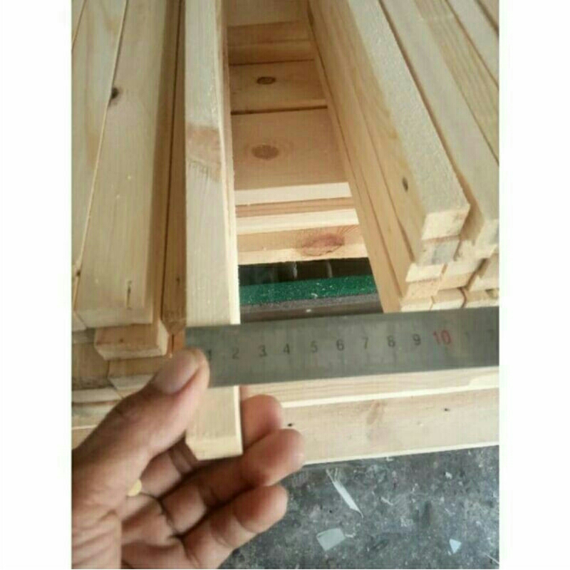 Reng Kayu Jati Belanda 20cm x 2cm - Lis Kayu Jati Belanda 20cm - Reng Kayu Halus - Lis Kayu Halus