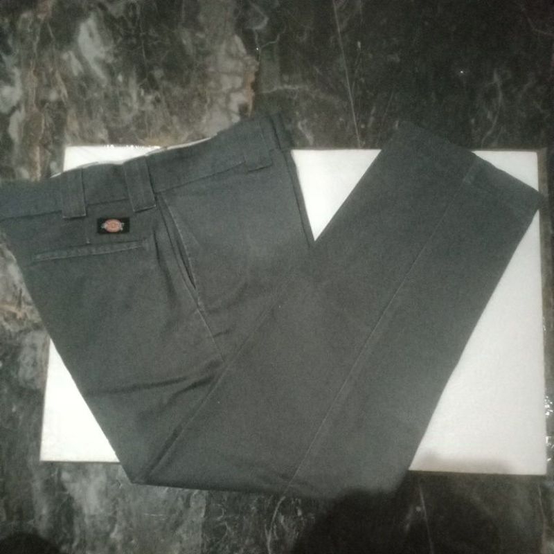 dickies charcoal slim straight size 32 celana panjang second original [SOLD]