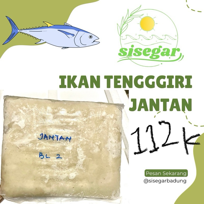 

Ikan Tenggiri Giling Jantan super 2 kemasan 1kg beku/frozen