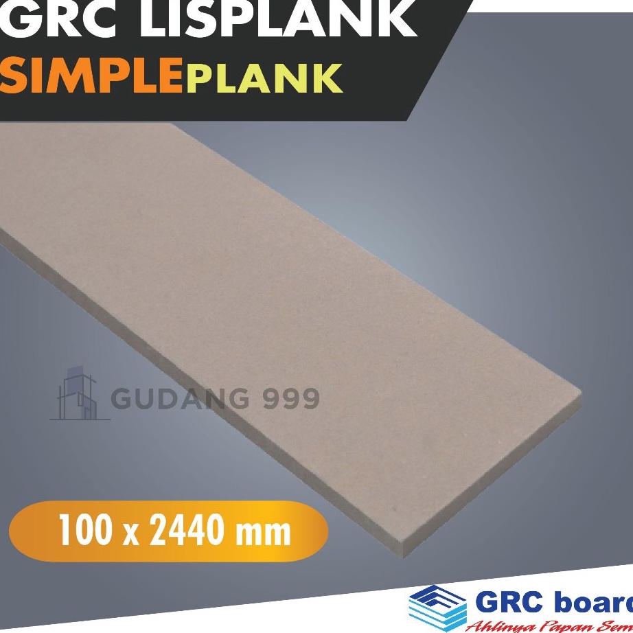 SIMPLE PLANK grc polos 1cm  lisplank polos lispank grc