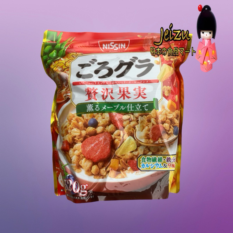 

A849 NISSIN PREMIUM GRANOLA FRUITS (Sereal Sehat Jepang)
