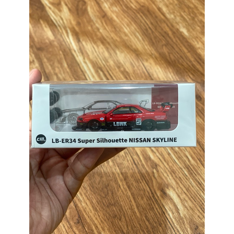 cm model skyline r34 lbwk merah