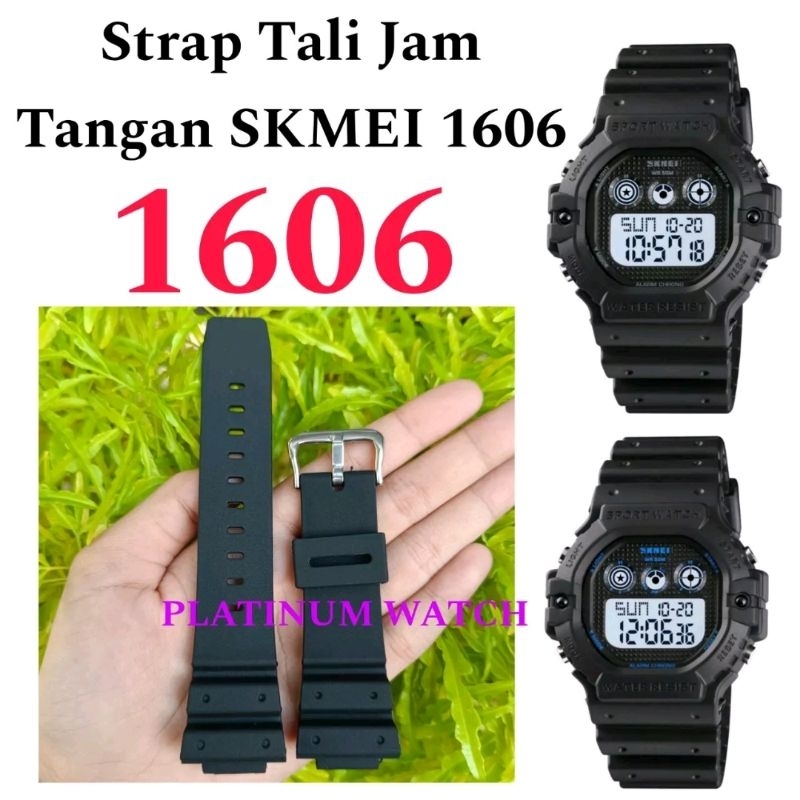 STRAP TALI JAM TANGAN SKMEI 1606 Original  SK1606 SK 1606 ORIGINAL SKMEI