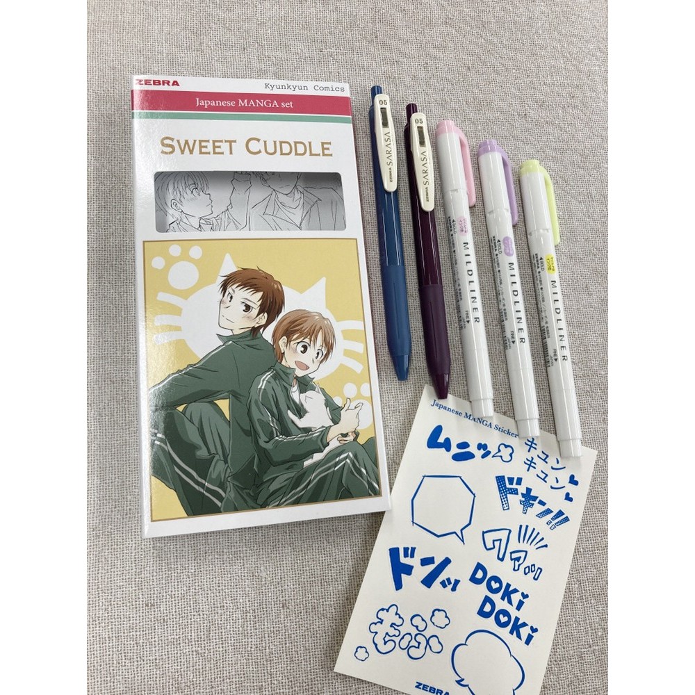 

Asaba Stationery- Zebra Paket Alat Tulis Pen/Bulpen/Pulpen Series Manga