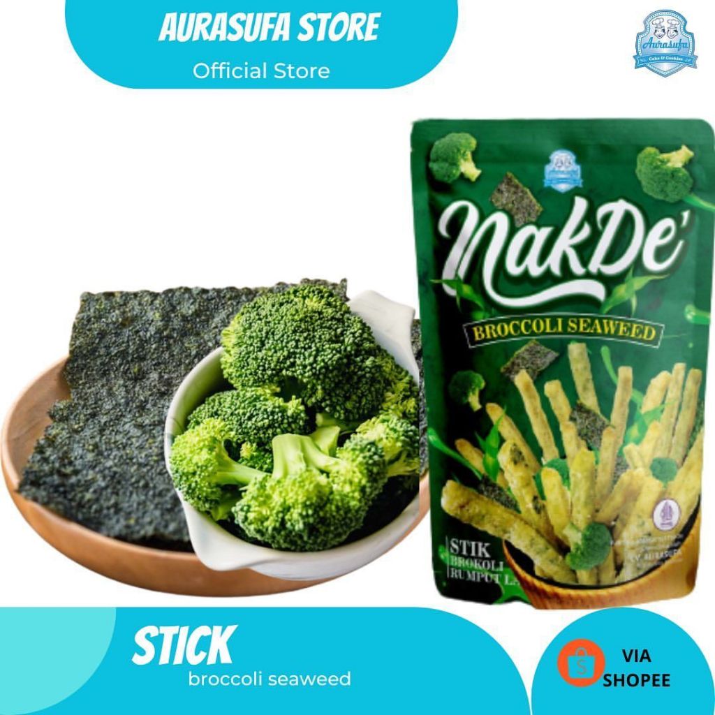 

NakDe Stik Broccoli Seaweed, Stik Keju, Cheese Stick, Cemilan Sehat, Cemilan Premium