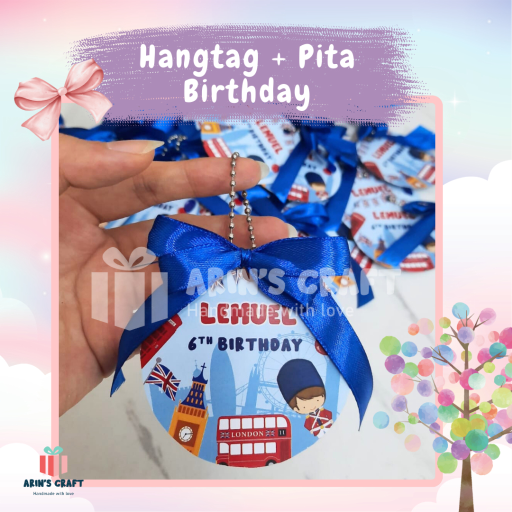 

Hangtag dan Pita Birthday