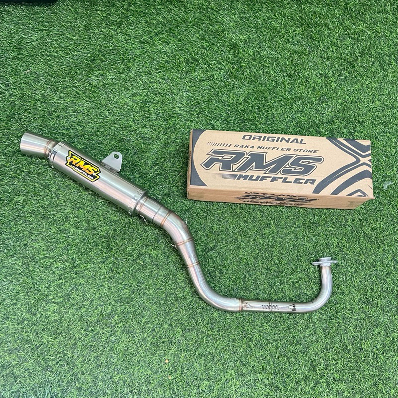 KNALPOT RMS MUFFLER ORIGINAL BULAT DRAG BEAT KARBU BEAT FI ESP BEAT STREET SCOOPY VARIO 110 FI VARIO