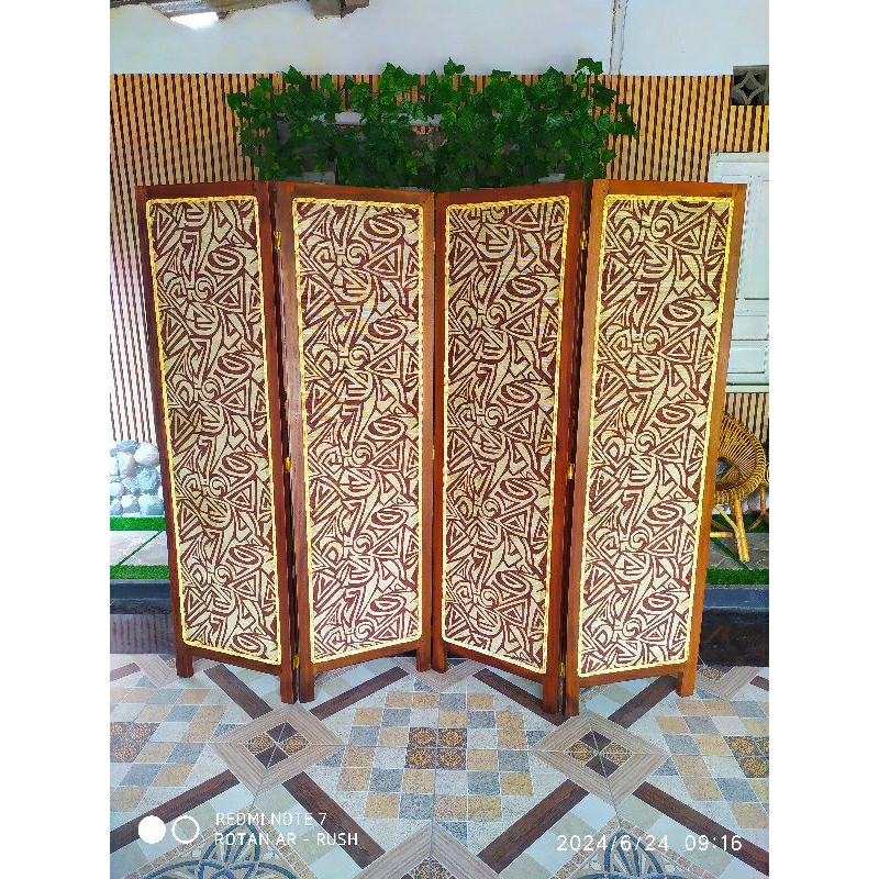 Partisi Penyekat Ruangan / sketsel Ruangan / Rono / Gebyok / Partisi