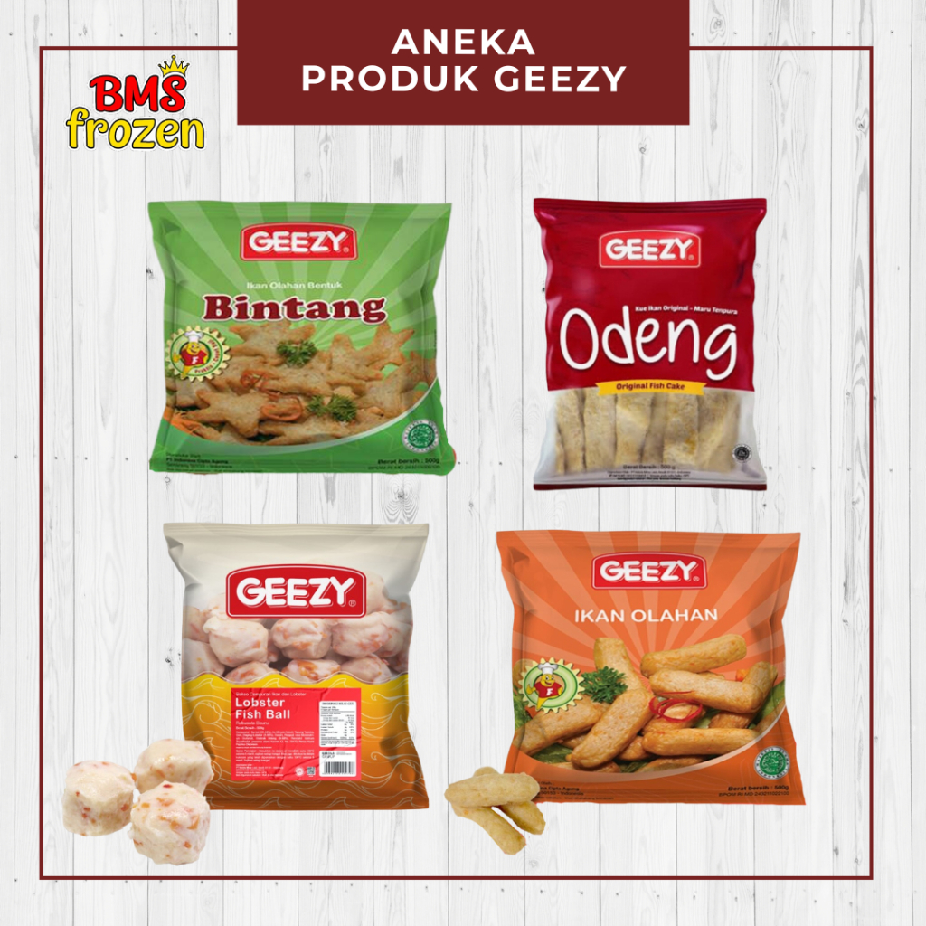 

BMS Frozen Mart | Geezy Odeng - Tempura - Bintang - Ikan