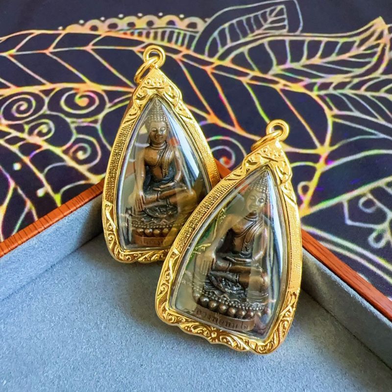Kalung Liontin Amulet Buddha Luangphor Tanjai Import Thailand