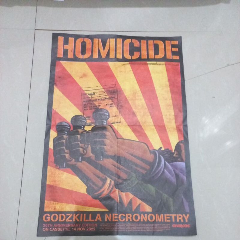 poster homicide godzilla necronometry