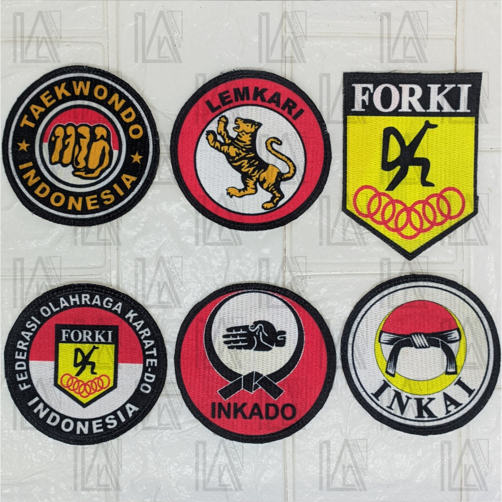 [PROMO] Bordir Digital Logo Pencak Silat, IPSI, IKSPI, PSHT, FORKI, LEMKARI, INKADO, INKAI, TAEKWOND
