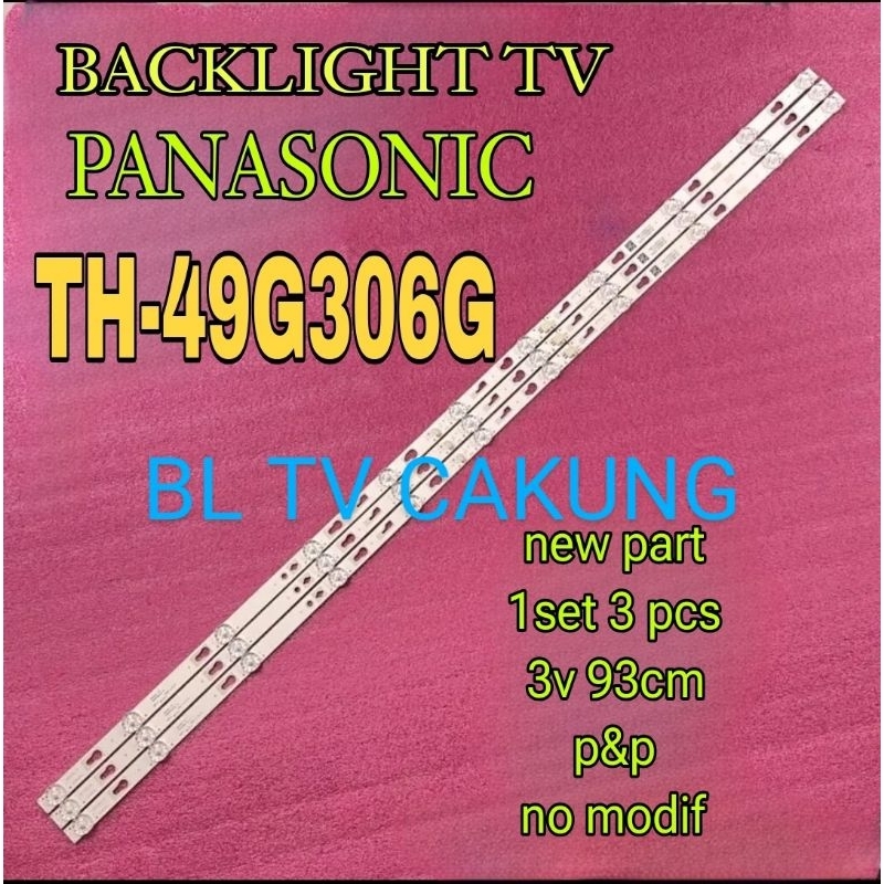 LAMPU LED BACKLIGHT TV PANASONIC TH-49G306G 49G306G