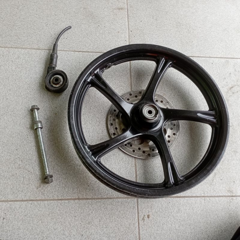 VELG RACING DEPAN ALL YAMAHA SOUL GT 125 BLUE CORE 2SX MIO M3 MIO Z X RIDE 125 ASSY