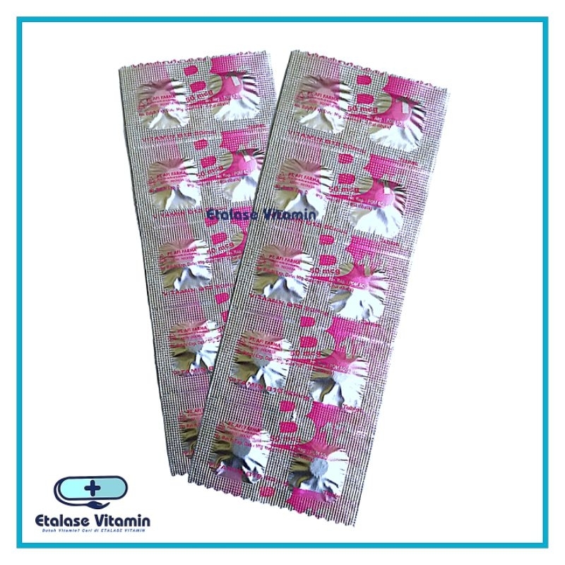 Vitamin B12 50 mcg Cyanocobalamin Suplemen Vitamin