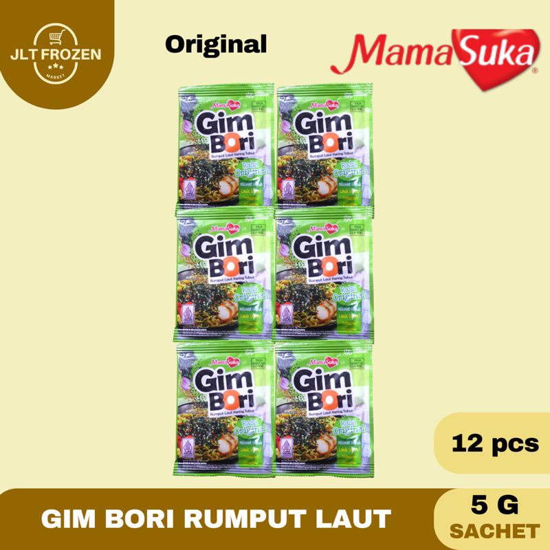 

Mamasuka Gim Bori Nori Tabur / Rumput Laut Kering Tabur - sachet 1 pack isi 24pcs