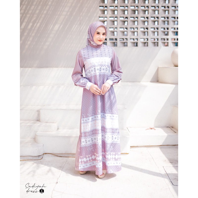 sadiyah dress/zalifa dress/dress terbaru/gamis kekinian